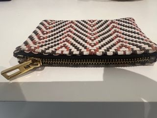 Monedero Bimba y Lola piel trenzada multicolor