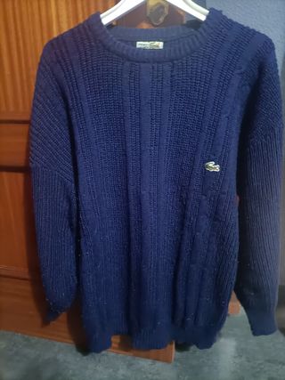 Jersey Lacoste Azul Talla XL
