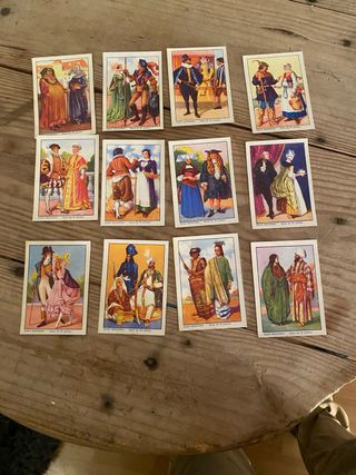 Lote 12 cromos antiguos Chocolates Juncosa