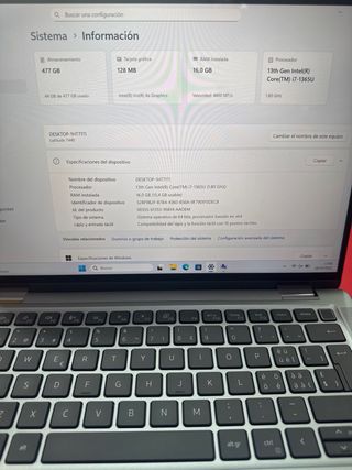 Dell Latitude 7440 i7vPRO 16GB 512SSD Táctil