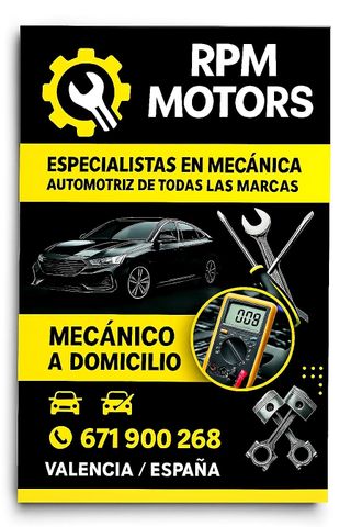 Mecanico a domicilio en Valencia/España 