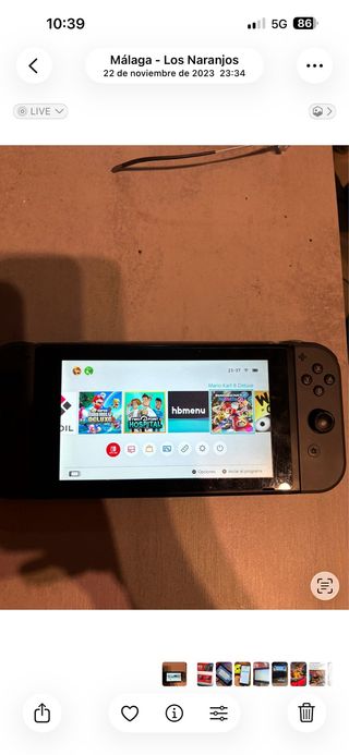 Nintendo Switch V1 con juegos