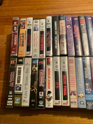 Lote 50 Películas VHS Acción, Comedia, Drama