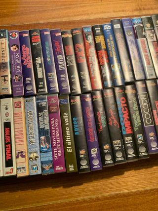 Lote 50 Películas VHS Acción, Comedia, Drama