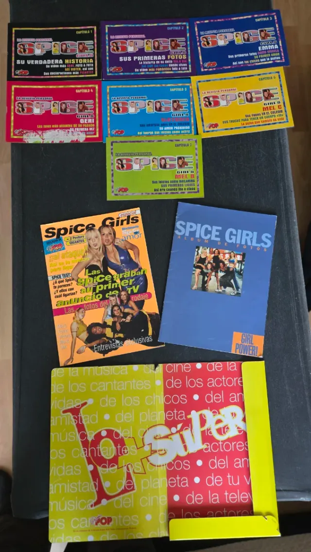 Lote Spice Girls Años 90 Revistas y Álbum