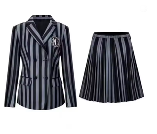 Disfraz NIÑA Miércoles Addams Talla Única
