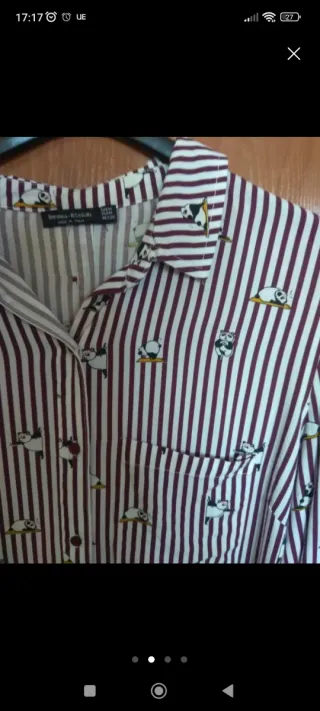Camisa rayas pandas