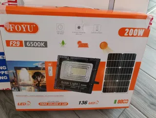 Faretto LED Solare 200W FOYU F29 6500K