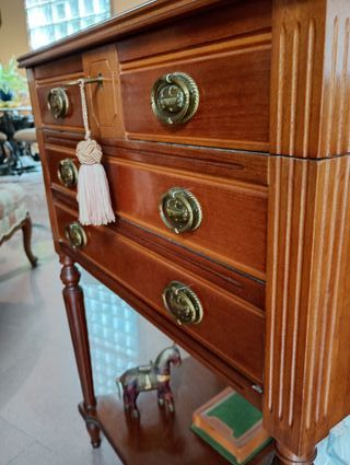 Mueble Cubertería Cruz de Malta Madera, vacío.