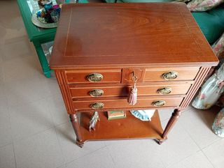 Mueble Cubertería Cruz de Malta Madera, vacío.
