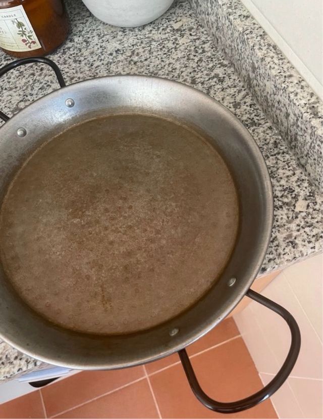 2 Paelleras Metal 2 Comensales