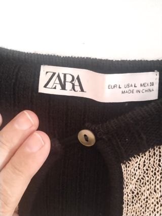 Jersey Zara Punto Multicolor Talla Única
