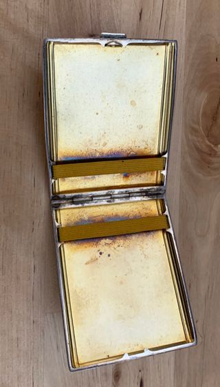 Porta sigarette in Argento Vintage Art Déco