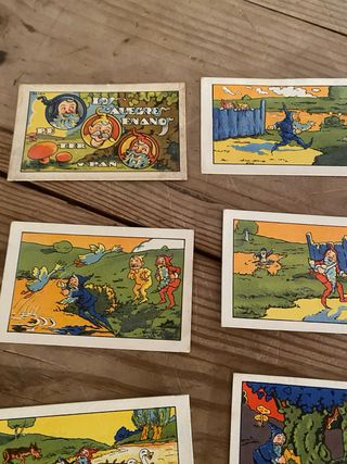 Lote 10 cromos antiguos Chocolates Solsona