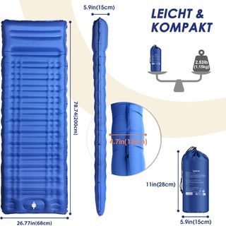 Materassino Campeggio Gonfiabile Arlierss HD005