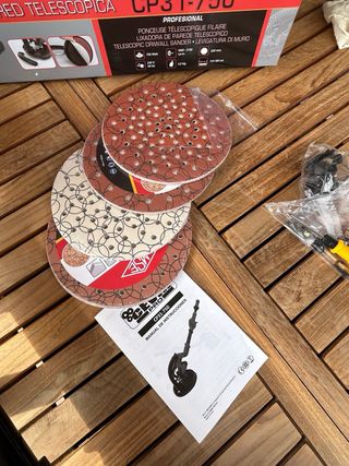 Lijadora de pared telescópica tipo jirafa cervik