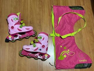 Patines Oxelo Niña Talla 32-34 + Bolsa