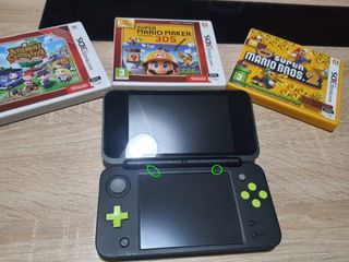 Nintendo 2DS XL Verde y Negro