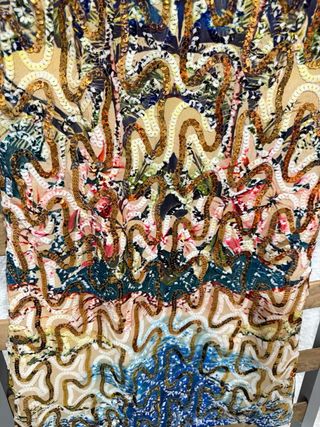 Vestido de lentejuelas multicolor