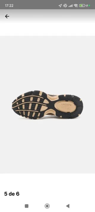 Zapatillas Lacoste Tan/ Black Beige y Negro