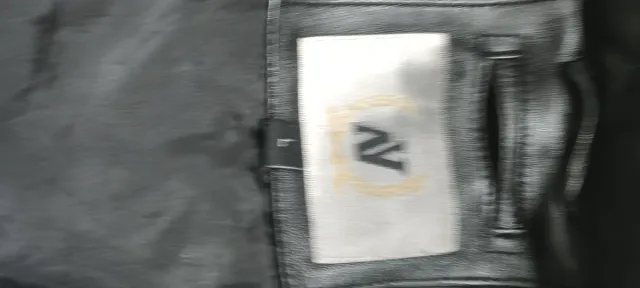 Giacca Biker Vintage Pelle Pecora Taglia L