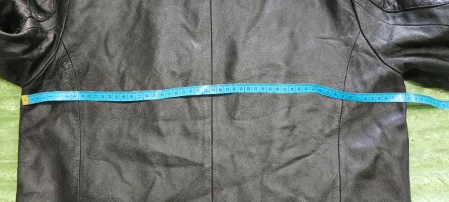 Giacca Biker Vintage Pelle Pecora Taglia L