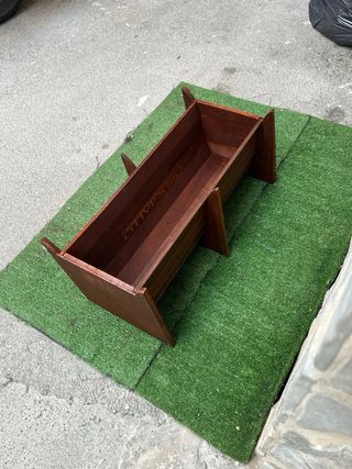 Fioriera Legno Rialzata Marrone