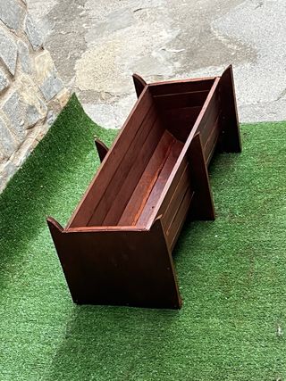 Fioriera Legno Rialzata Marrone