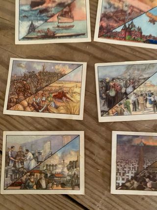 Lote 12 Cromos Antiguos Chocolates Ametller