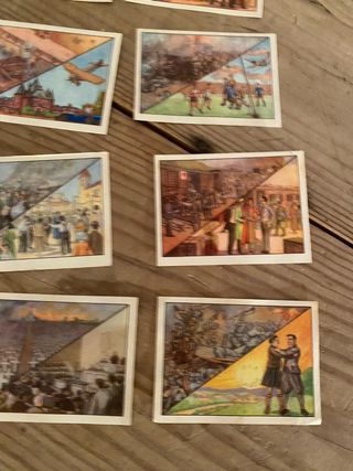 Lote 12 Cromos Antiguos Chocolates Ametller