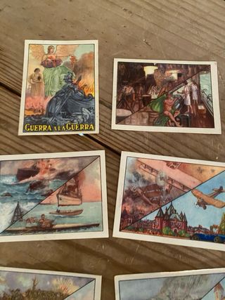 Lote 12 Cromos Antiguos Chocolates Ametller
