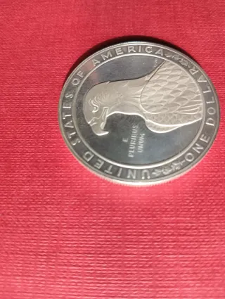 Moneda Plata USA 1983 Olimpiadas.