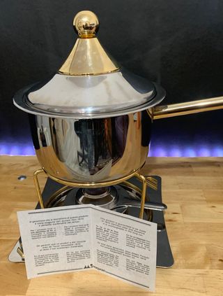 Set Fonduta Acciaio 18/10 & Oro 24 Kt Inoxpran