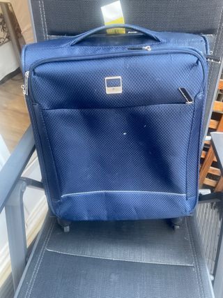 Maleta de cabina azul  50cm x 15x 40cm con ruedas