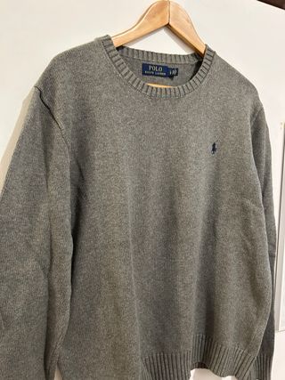 Jersey Polo Ralph Lauren Gris Talla L