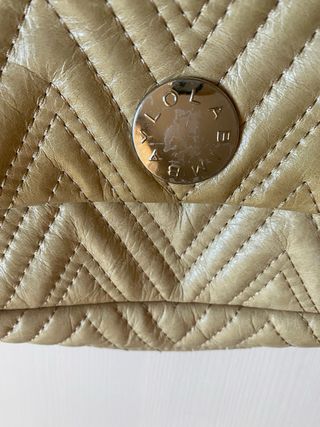 Bolso Bimba y Lola beige/plateado