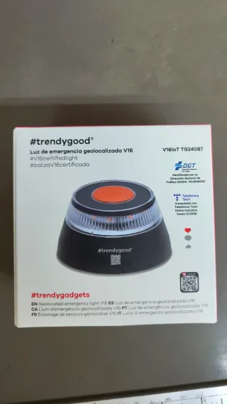 Luz de emergencia V16 geolocalizada