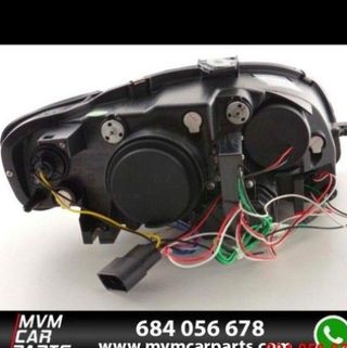 Faros delanteros con luz diurna para Audi A4 B7 Cr