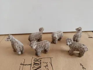 Figuritas Belén Navidad Ovejas