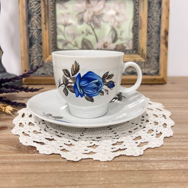 Taza y plato Bavaria Winterling.