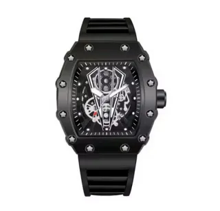 Reloj Negro Lujo