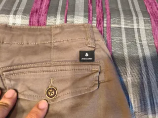 Pantalón Jack & Jones Talla 16 Marrón