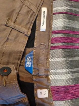Pantalón Jack & Jones Talla 16 Marrón