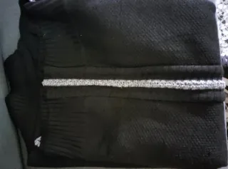 Chaleco Negro Cremallera Otoño Invierno l Hombre