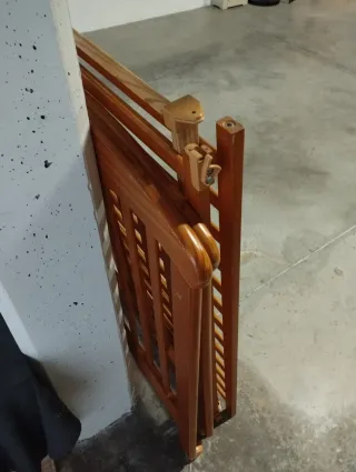 Cuna Bebecar Trama Madera Pino