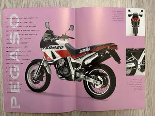 Depliant Aprilia Pegaso 650 anni '80/'90