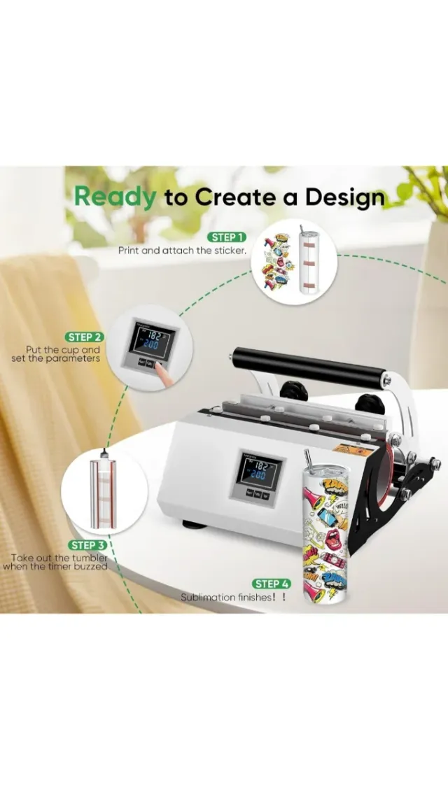 Prensa Térmica MECPOW 20-30oz