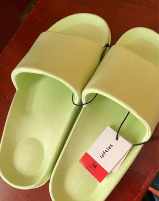 Chanclas Lefties Verde Talla 38