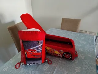 Maleta infantil Rayo McQueen Disney con mochila.