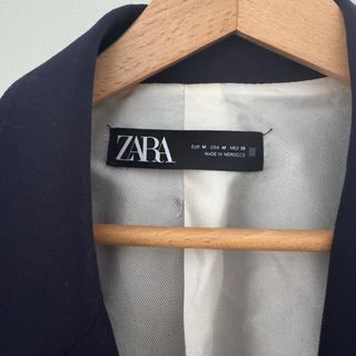 Americana Zara Azul Doble Botonadura